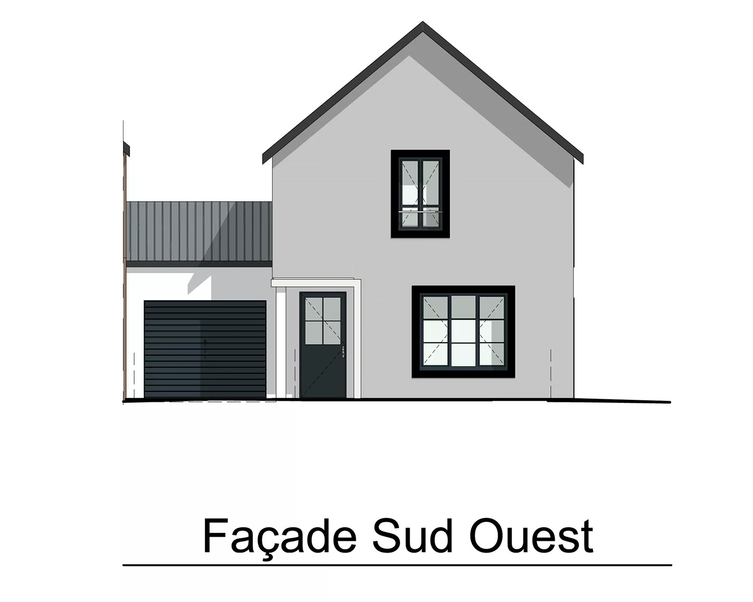 LOT 12 - FACADE SUD-OUEST