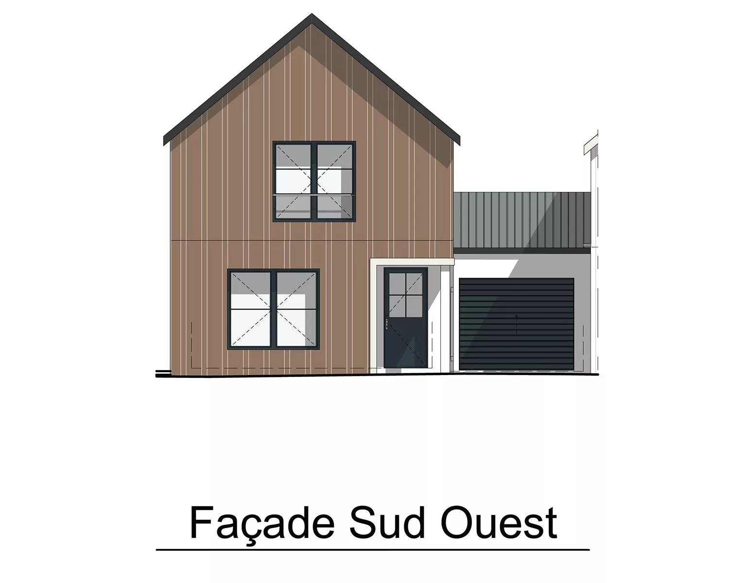 LOT 17 - FACADE SUD-OUEST