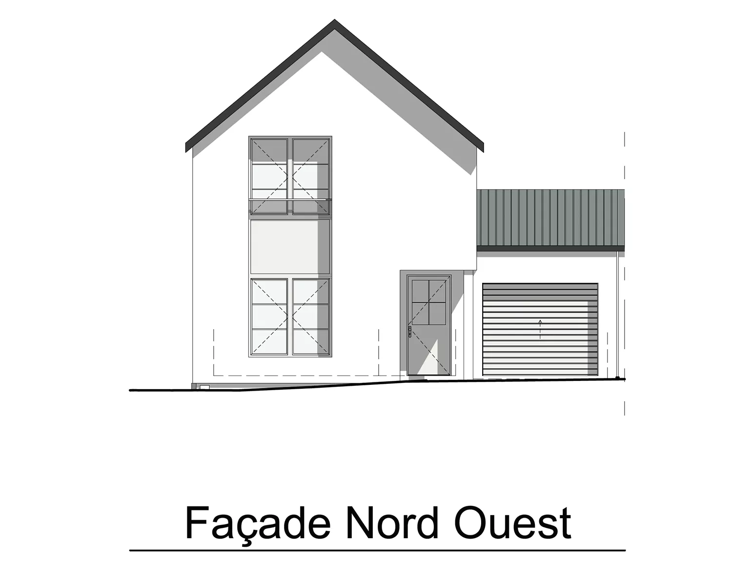 LOT 18 - FACADE NORD-OUEST