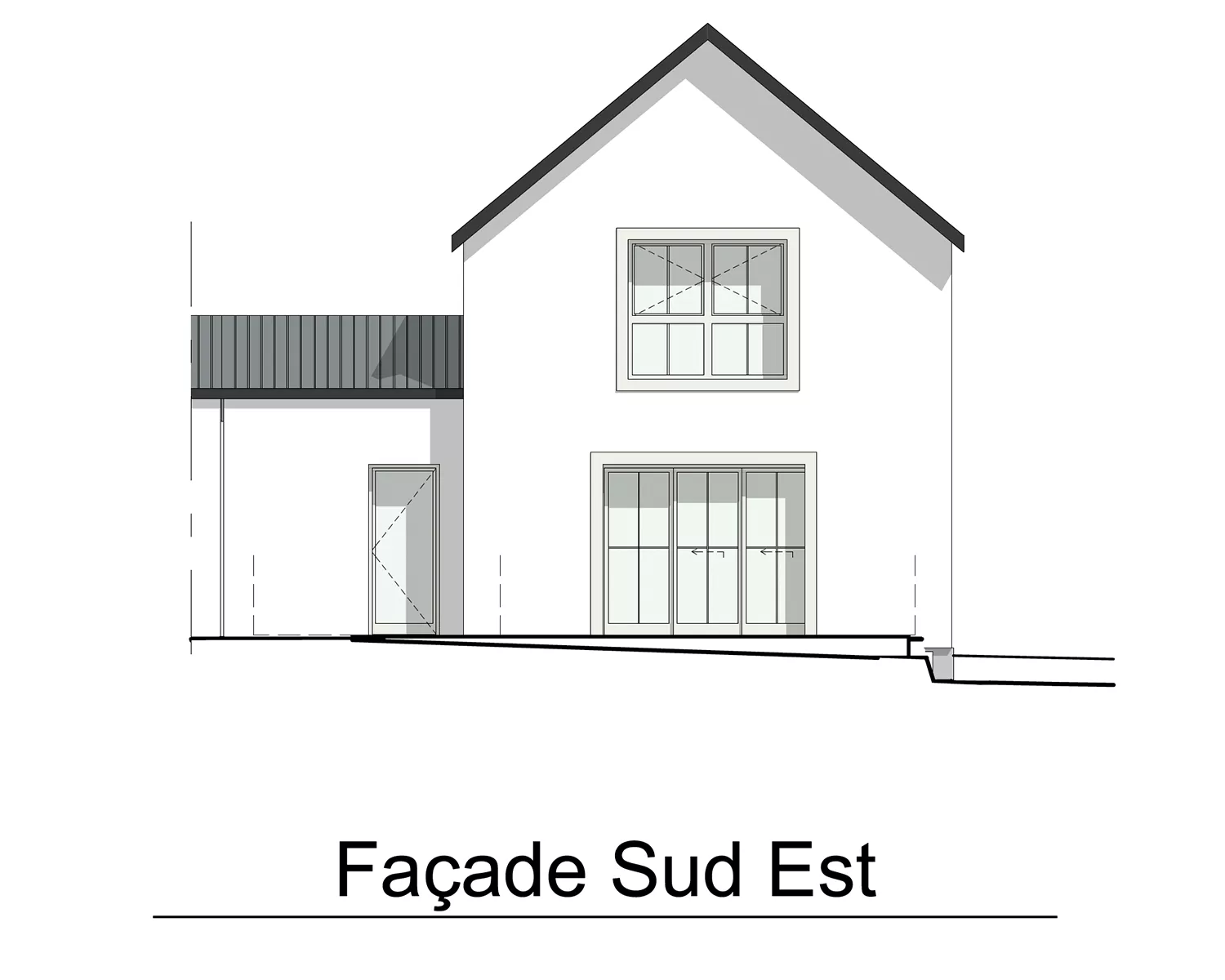LOT 18 - FACADE SUD-EST