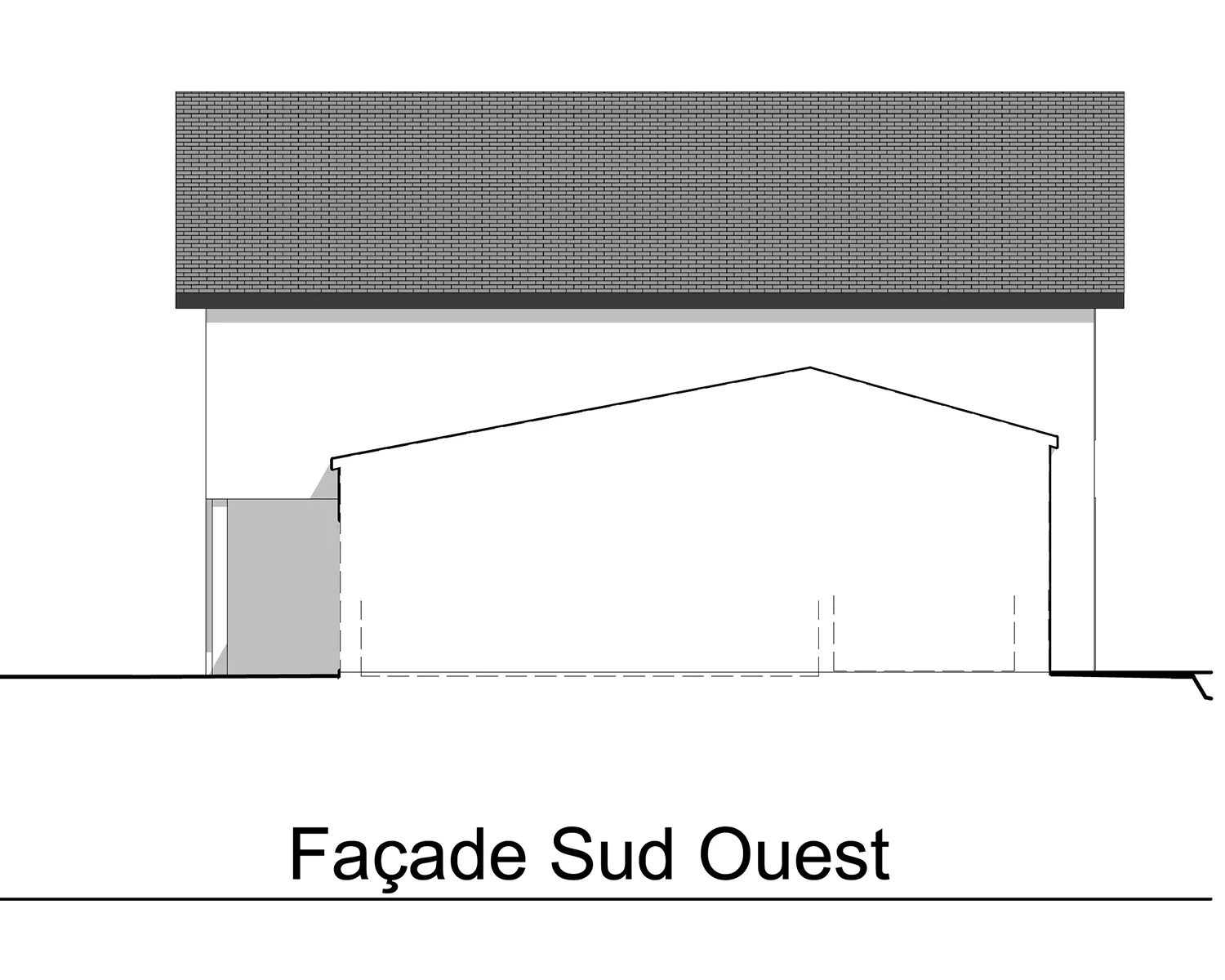 LOT 18 - FACADE SUD-OUEST