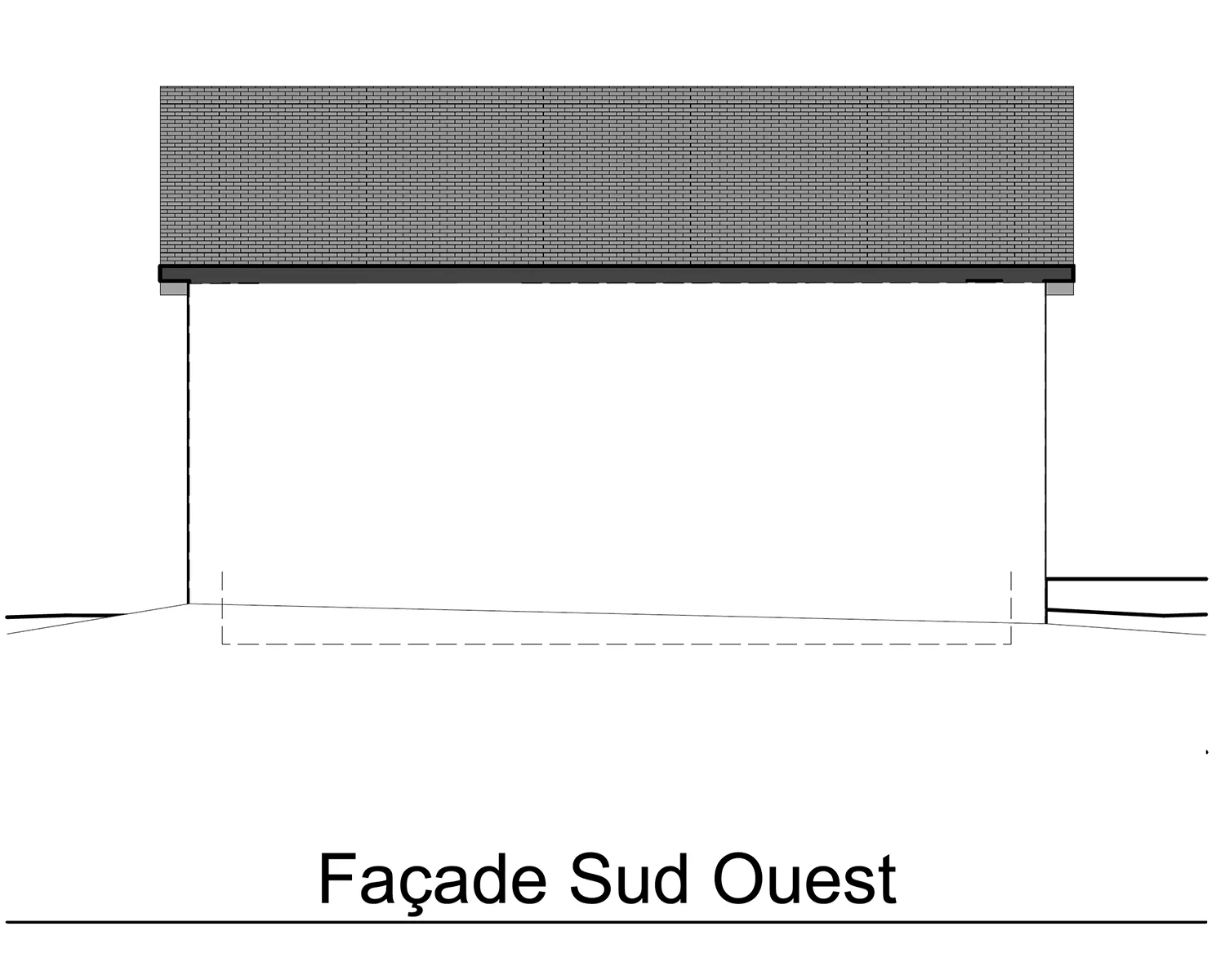 LOT 19 - FACADE SUD-OUEST