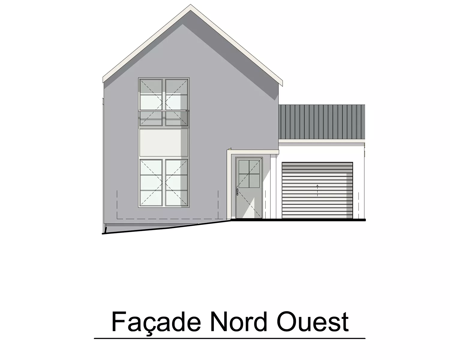LOT 22 - FACADE NORD-OUEST
