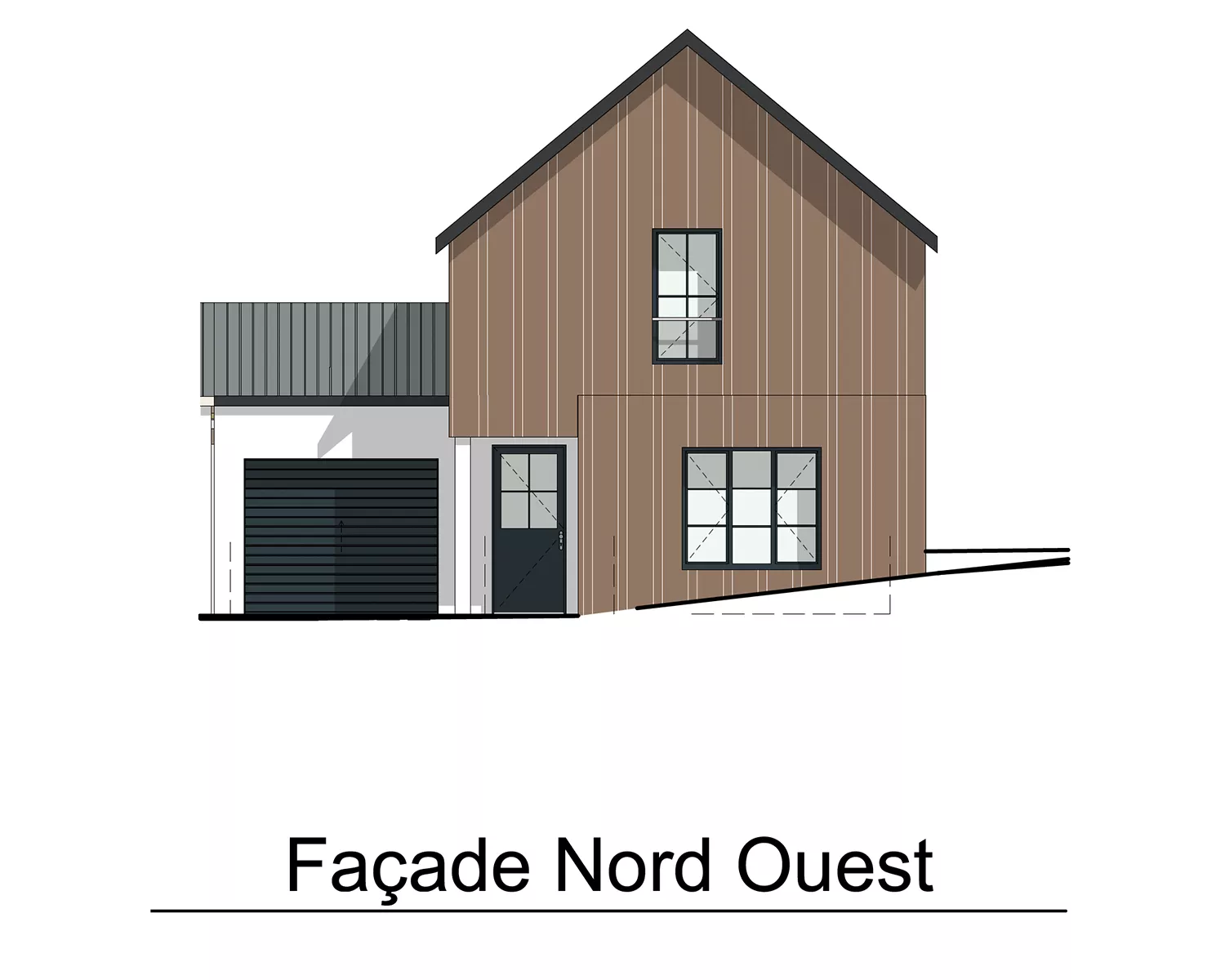 LOT 23 - FACADE NORD-OUEST