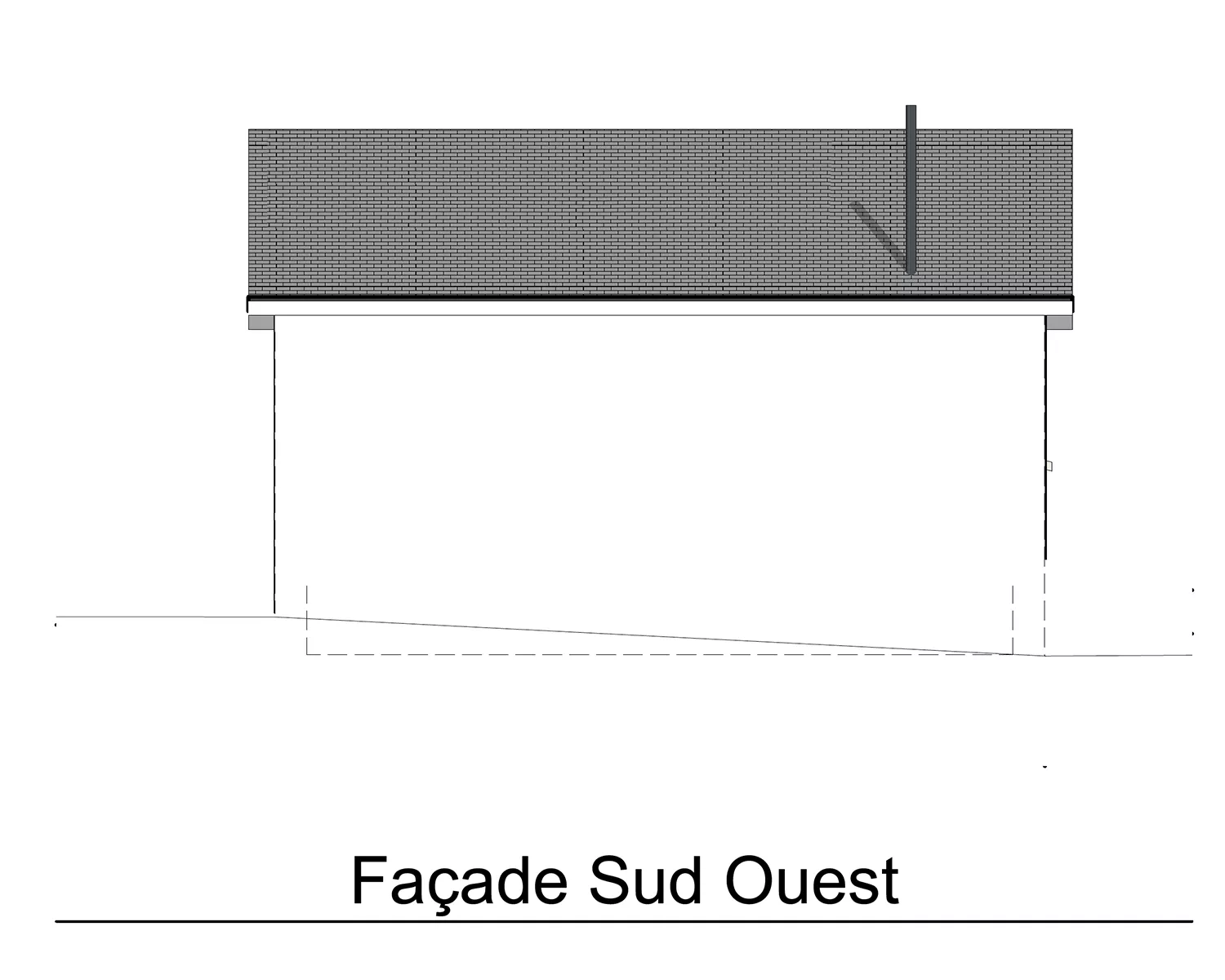LOT 21 - FACADE SUD-OUEST