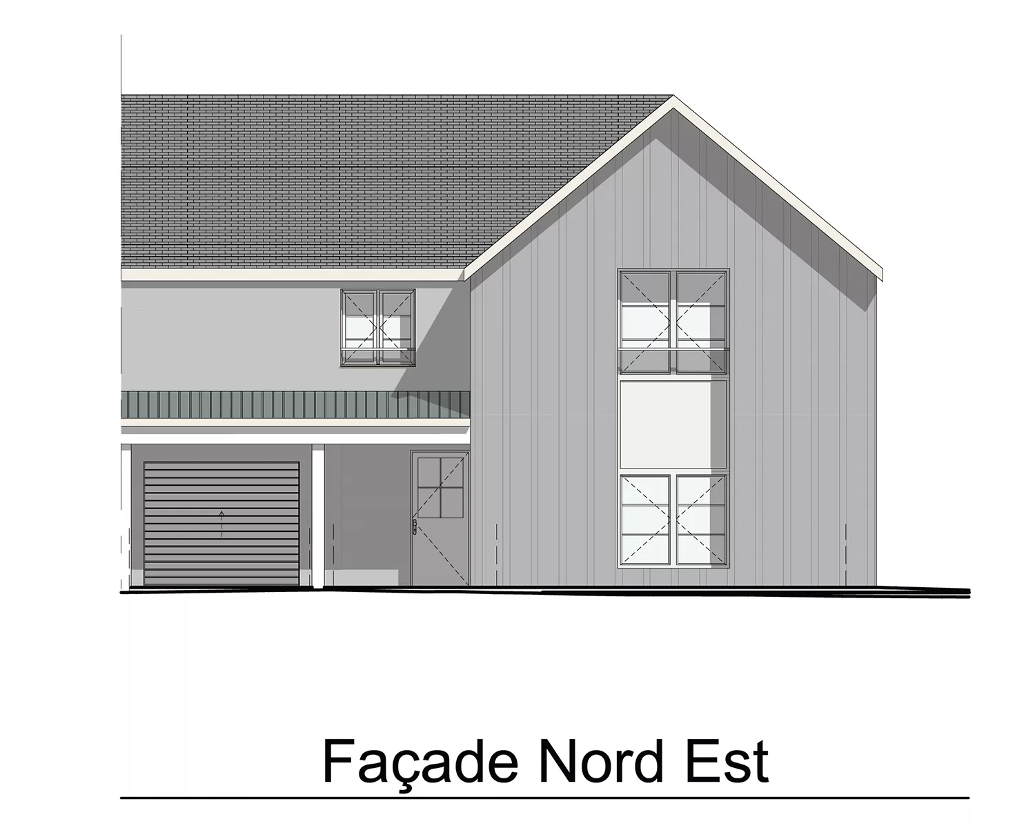 LOT 1 - FACADE NORD-EST