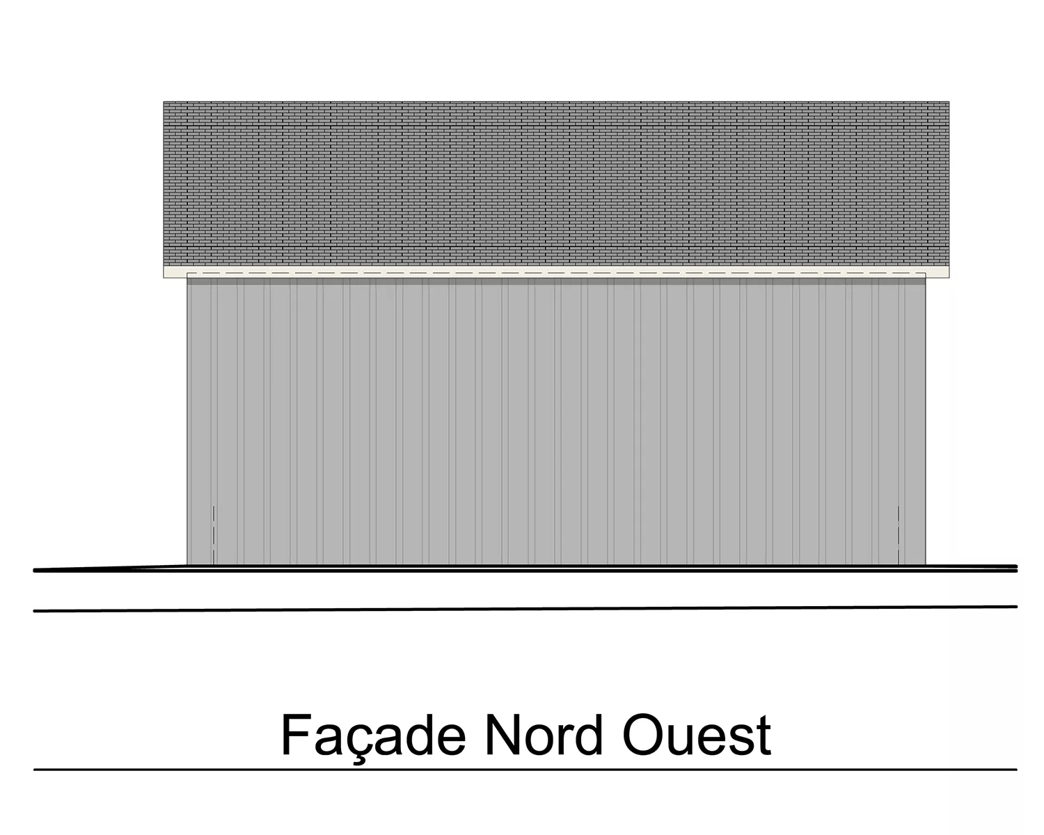LOT 1 - FACADE NORD-OUEST