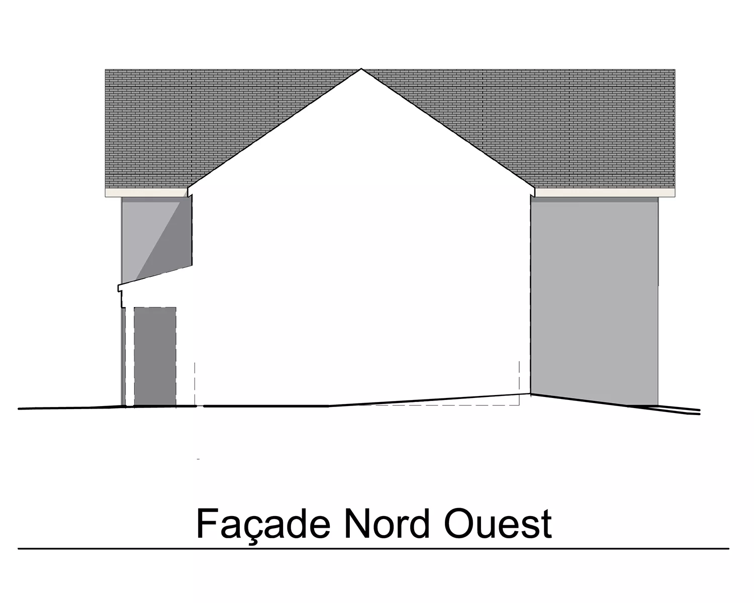LOT 5 - FACADE NORD-OUEST