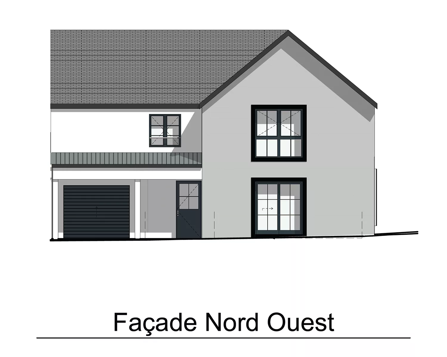 LOT 6 - FACADE NORD-OUEST