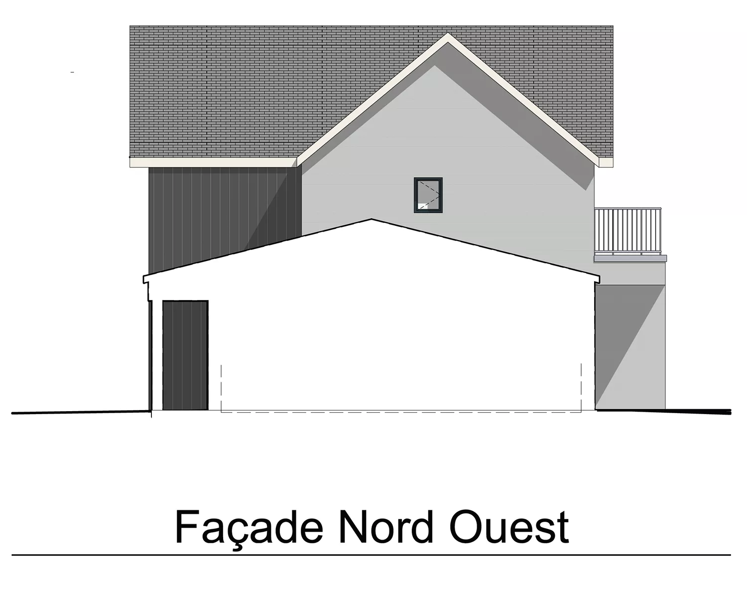 LOT 4 - FACADE NORD-OUEST