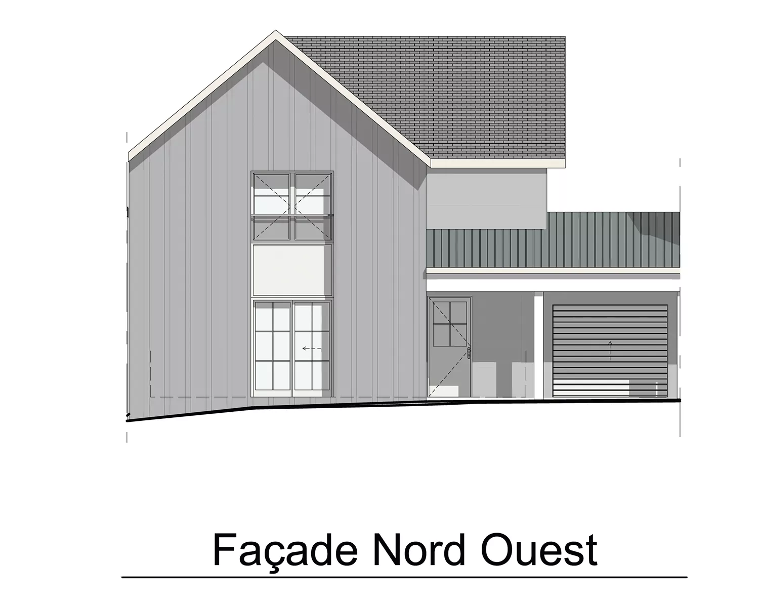 LOT 7 - FACADE NORD-OUEST