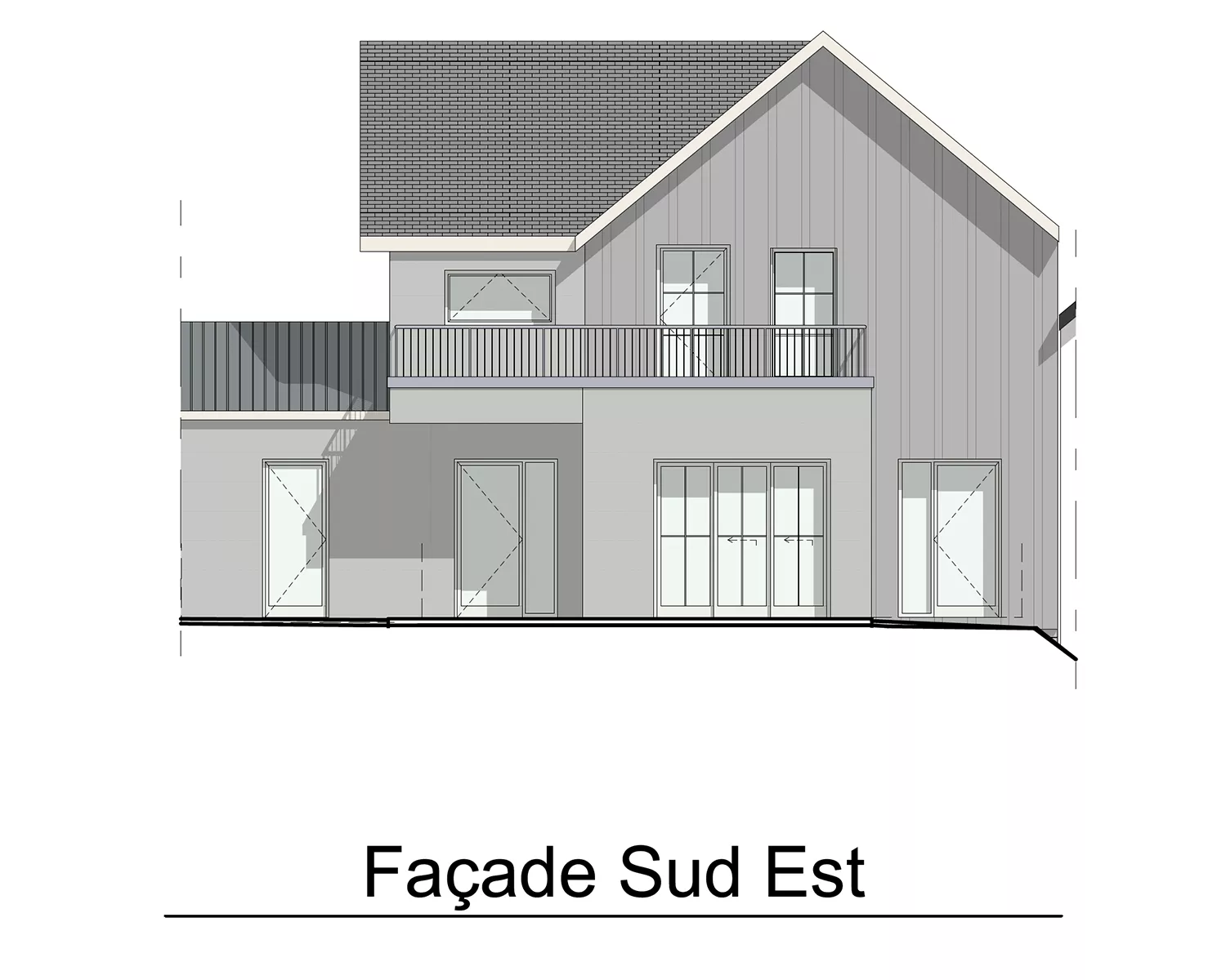 LOT 7 - FACADE SUD-EST