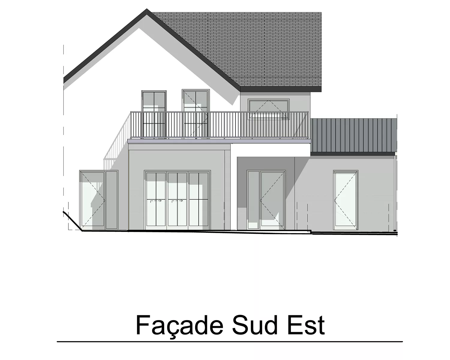 LOT 8 - FACADE SUD-EST