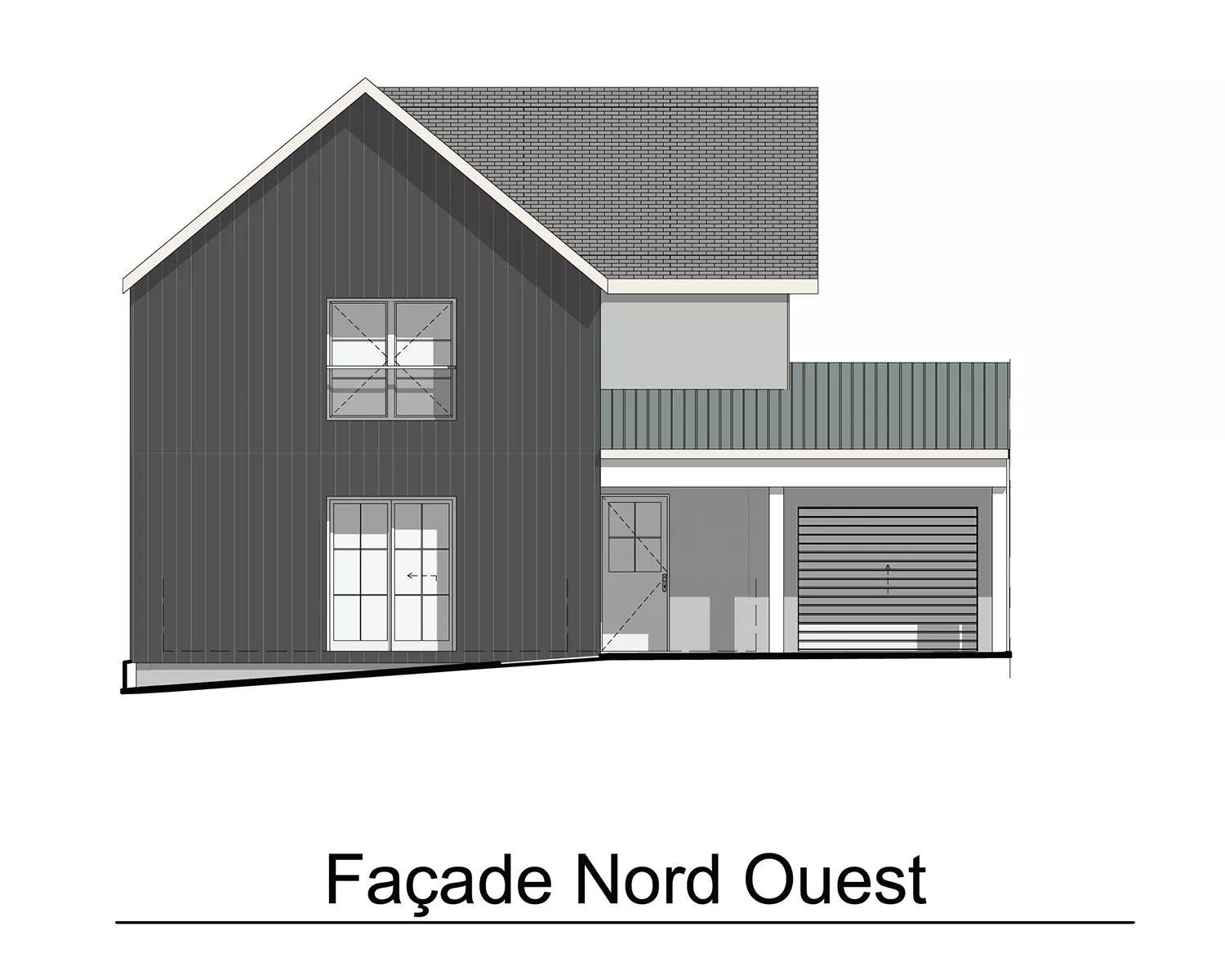 LOT 9 - FACADE NORD-OUEST