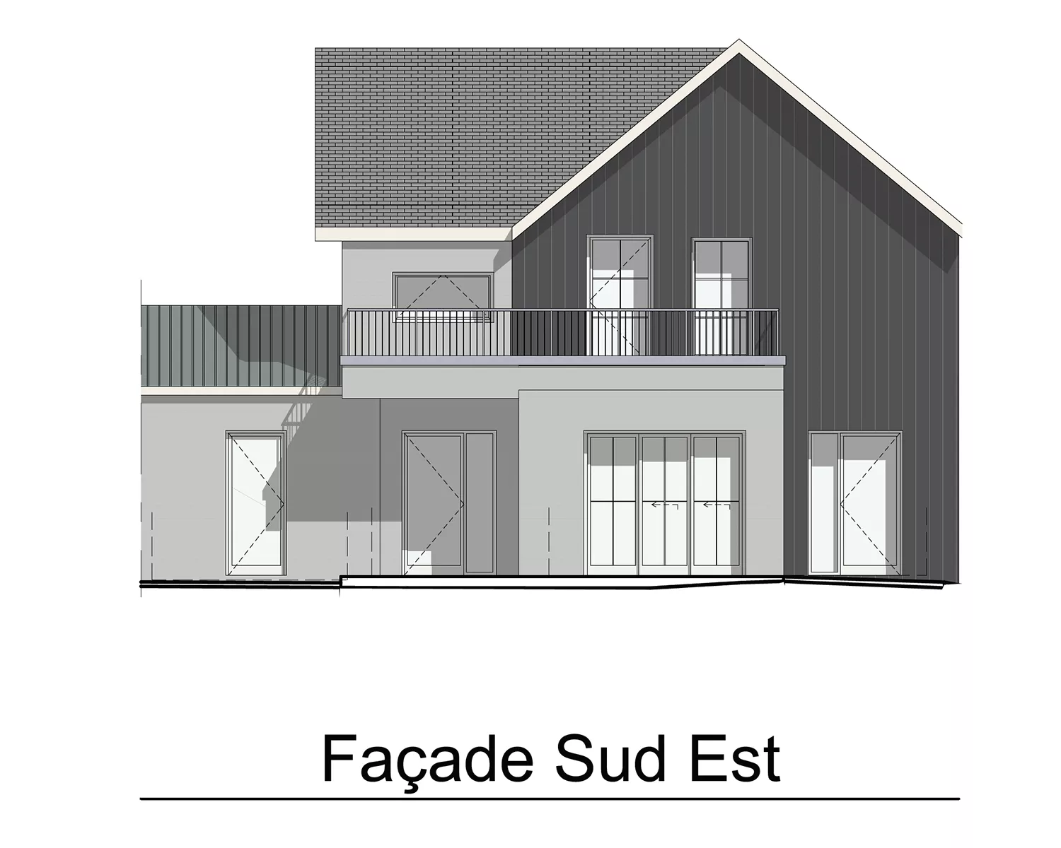 LOT 9 - FACADE SUD-EST