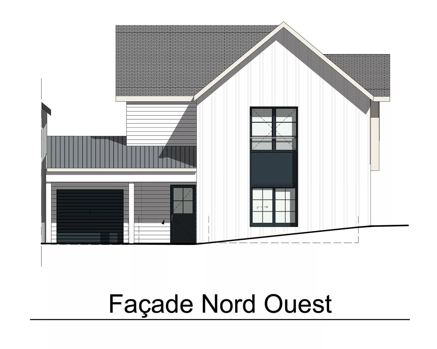 LOT 10 - FACADE NORD-OUEST