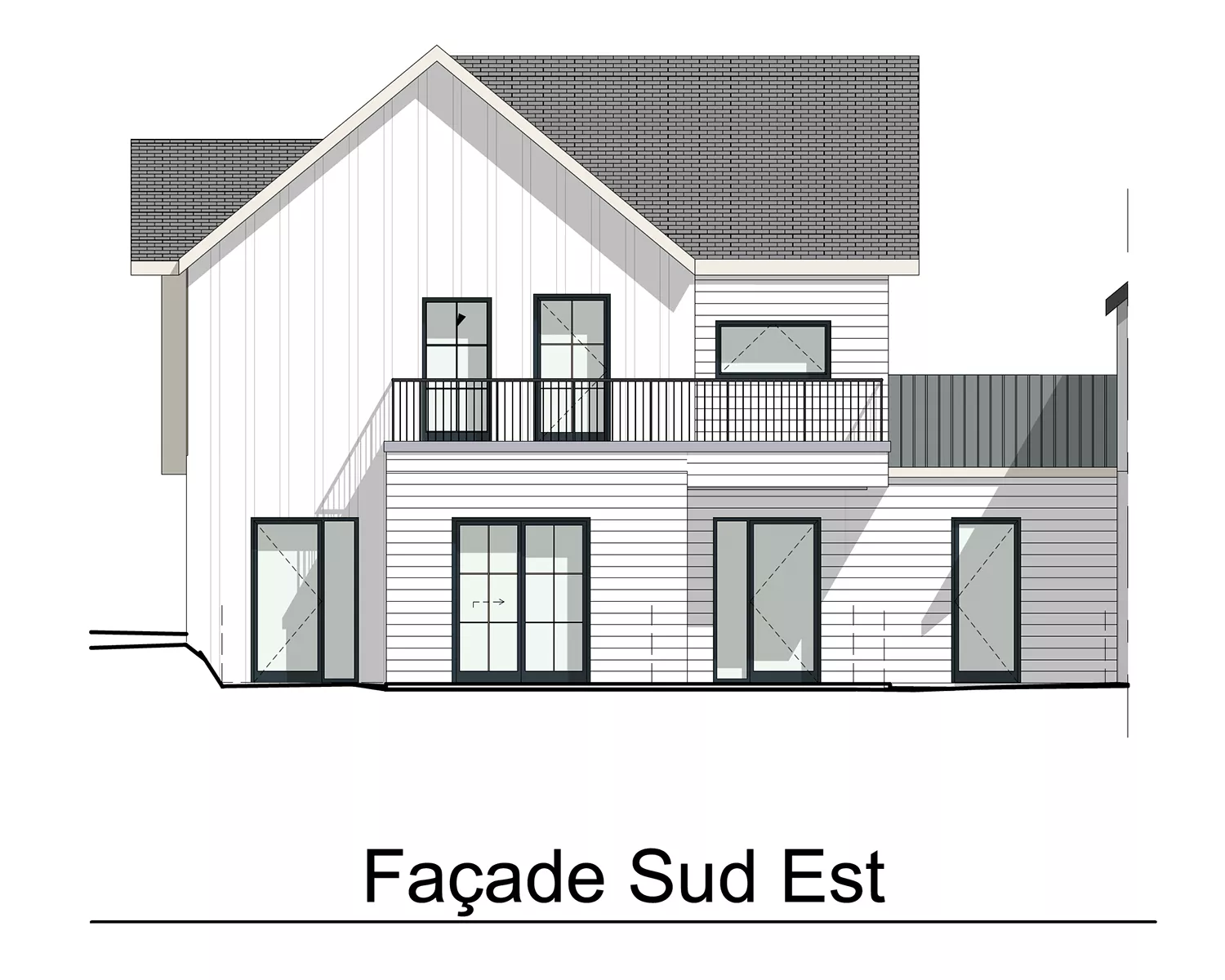 LOT 10 - FACADE SUD-EST