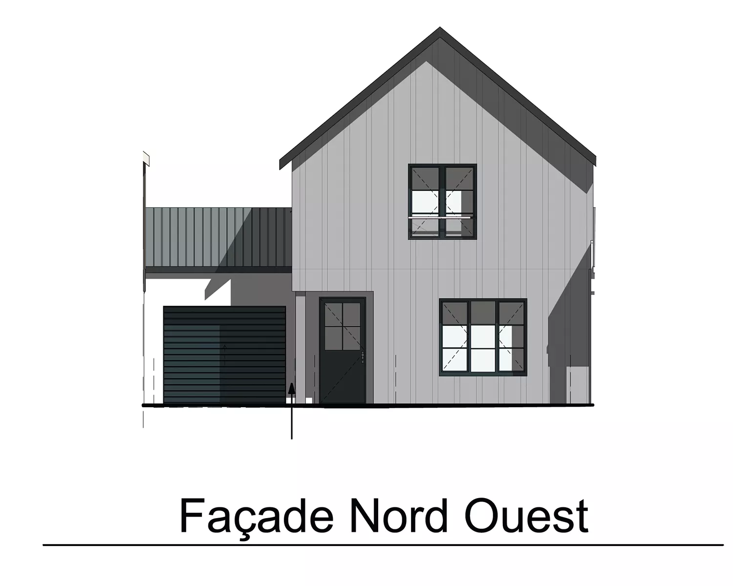LOT 11 - FACADE NORD-OUEST