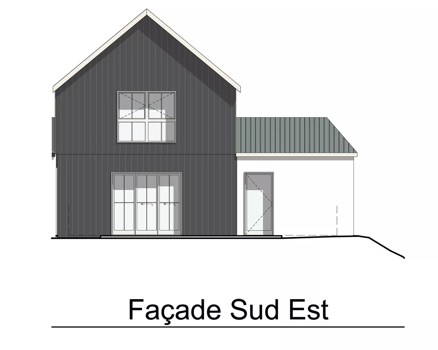 LOT 11a - FACADE SUD-EST