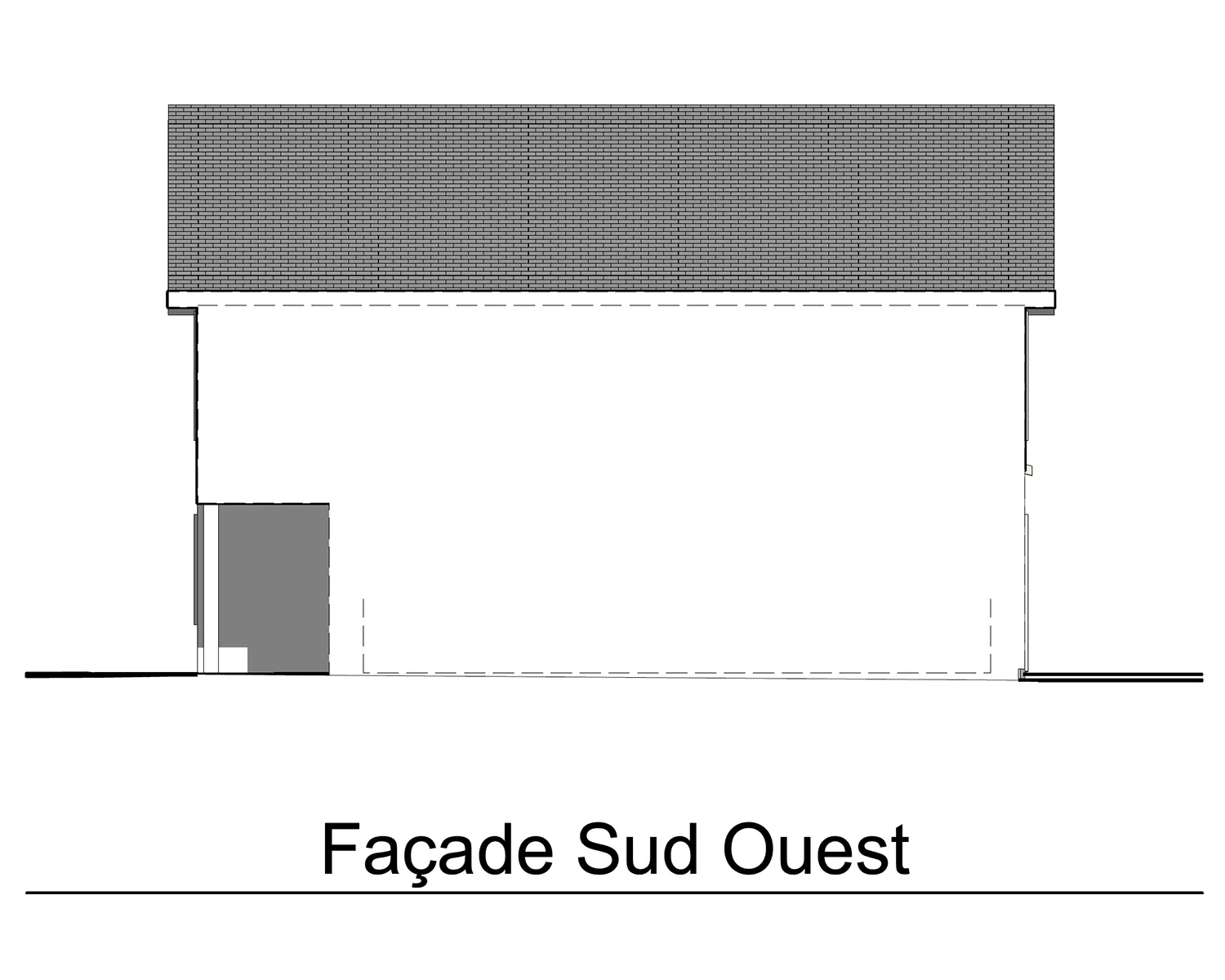 LOT 11a - FACADE SUD-OUEST