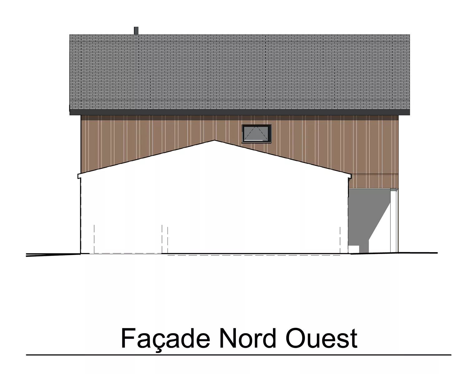 LOT 13 - FACADE NORD-OUEST