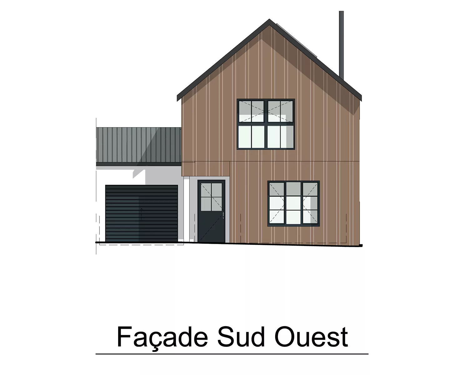 LOT 13 - FACADE SUD-OUEST