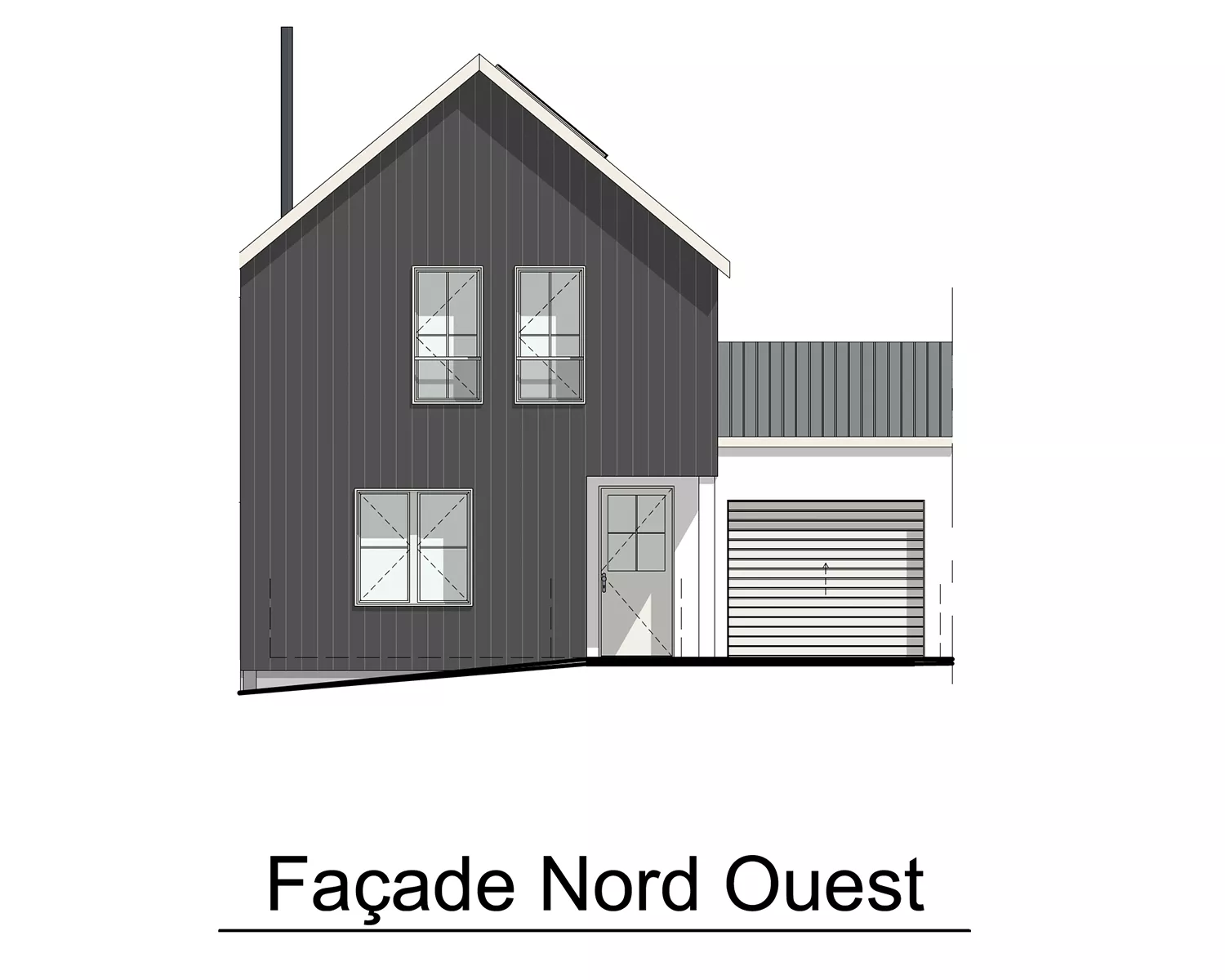 LOT 20 - FACADE NORD-OUEST