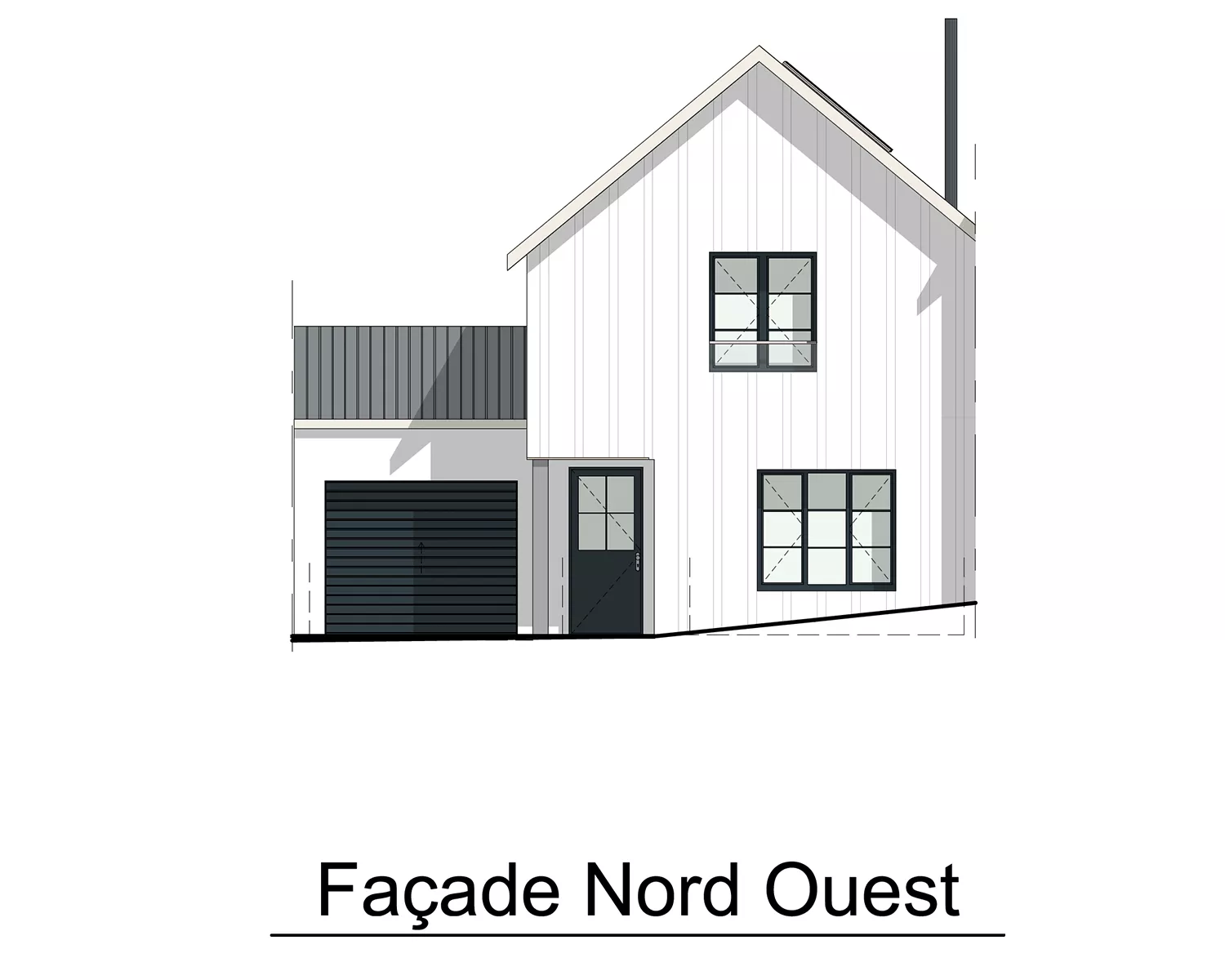 LOT 21 - FACADE NORD-OUEST