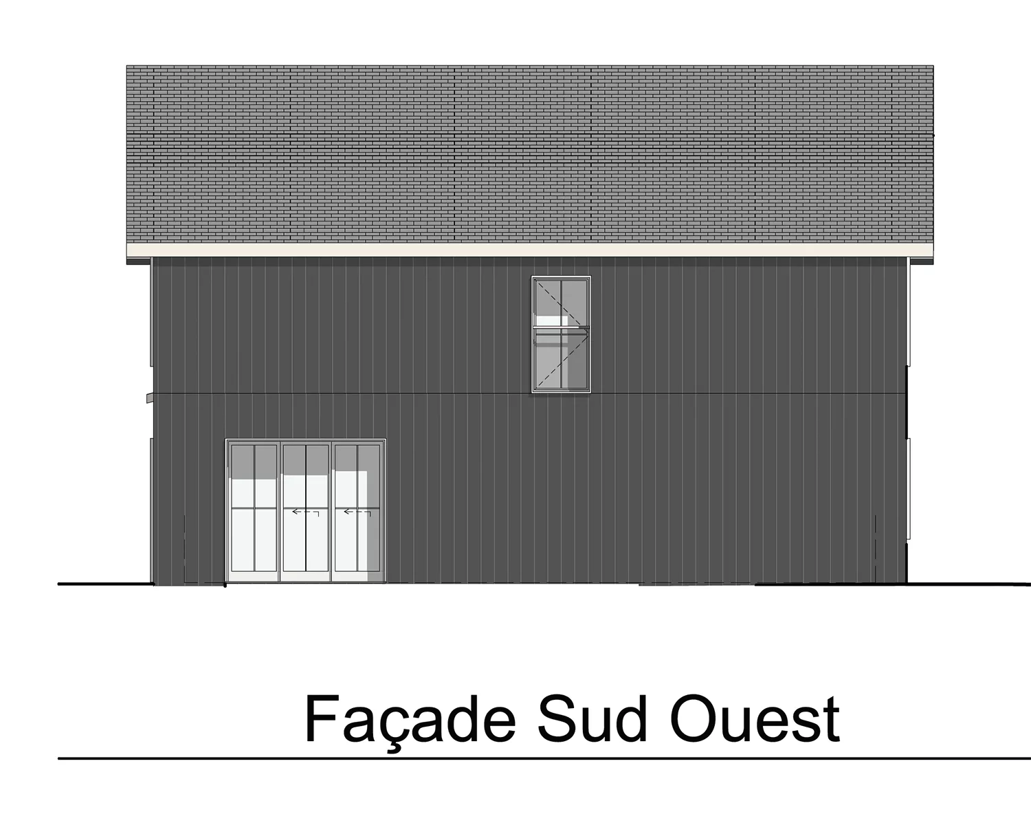 LOT 24 - FACADE SUD-OUEST