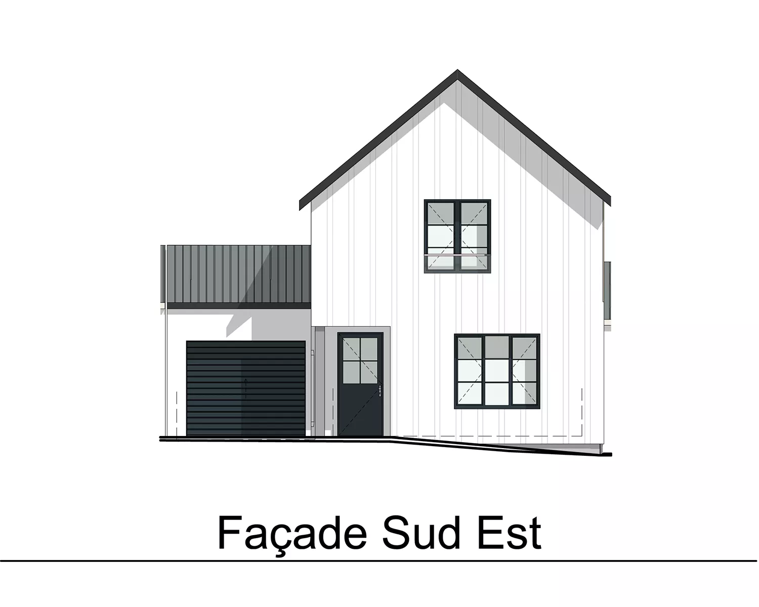 LOT 25 - FACADE SUD-EST