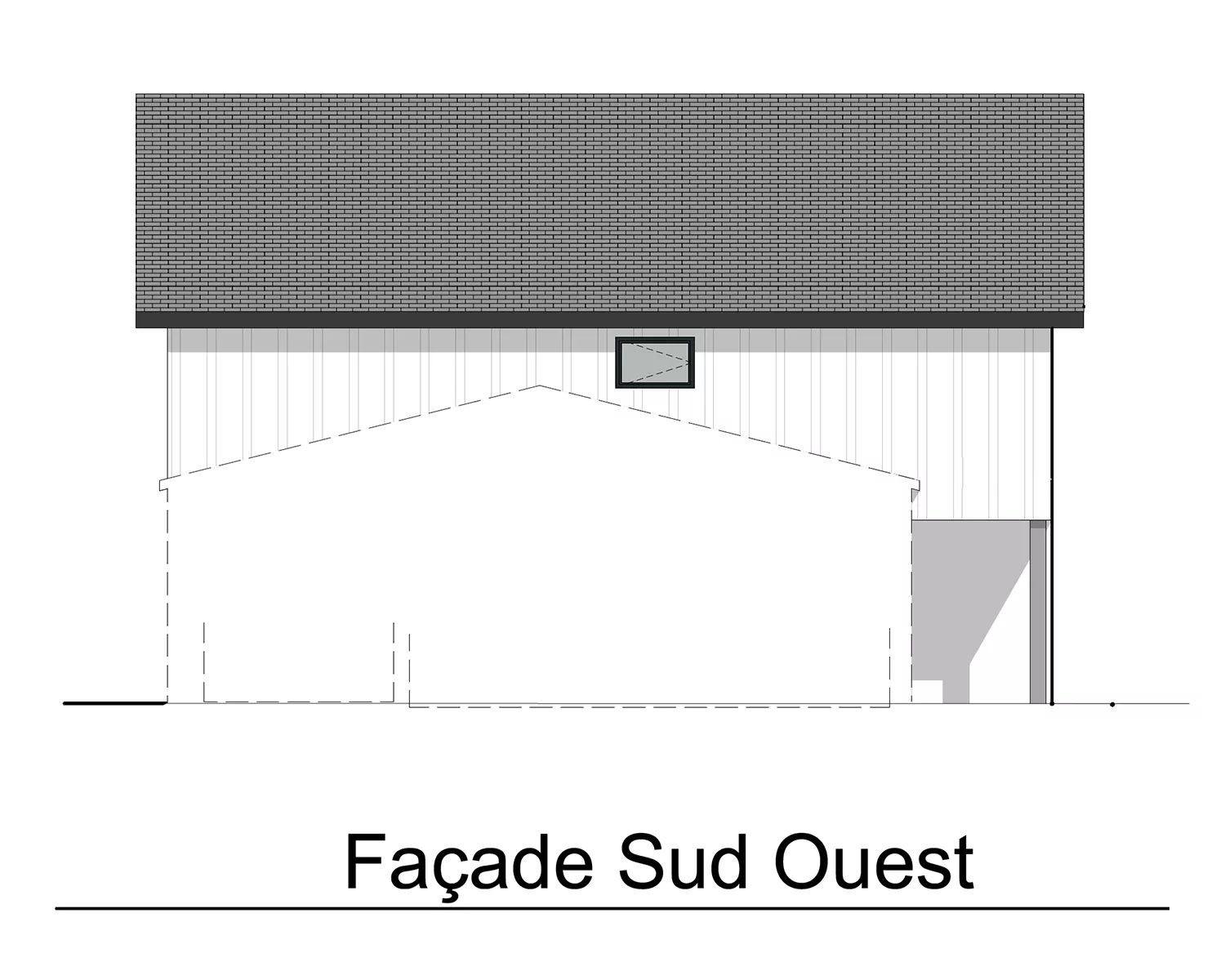 LOT 25 - FACADE SUD-OUEST