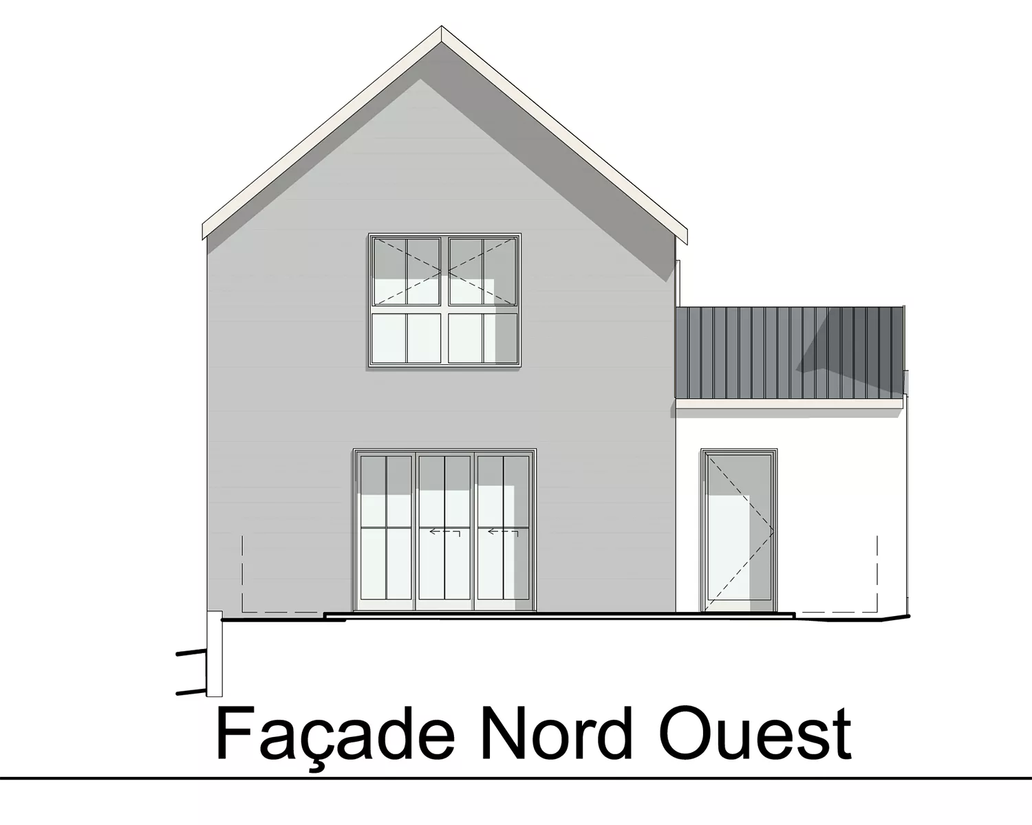 LOT 26 - FACADE NORD-OUEST
